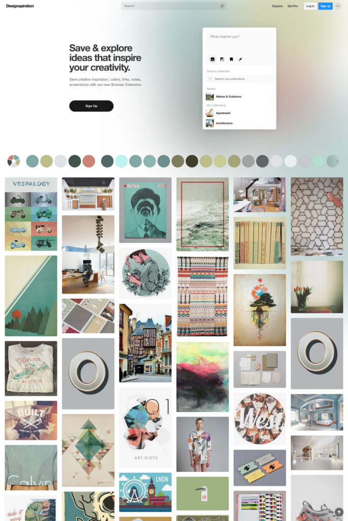 Designspiration website