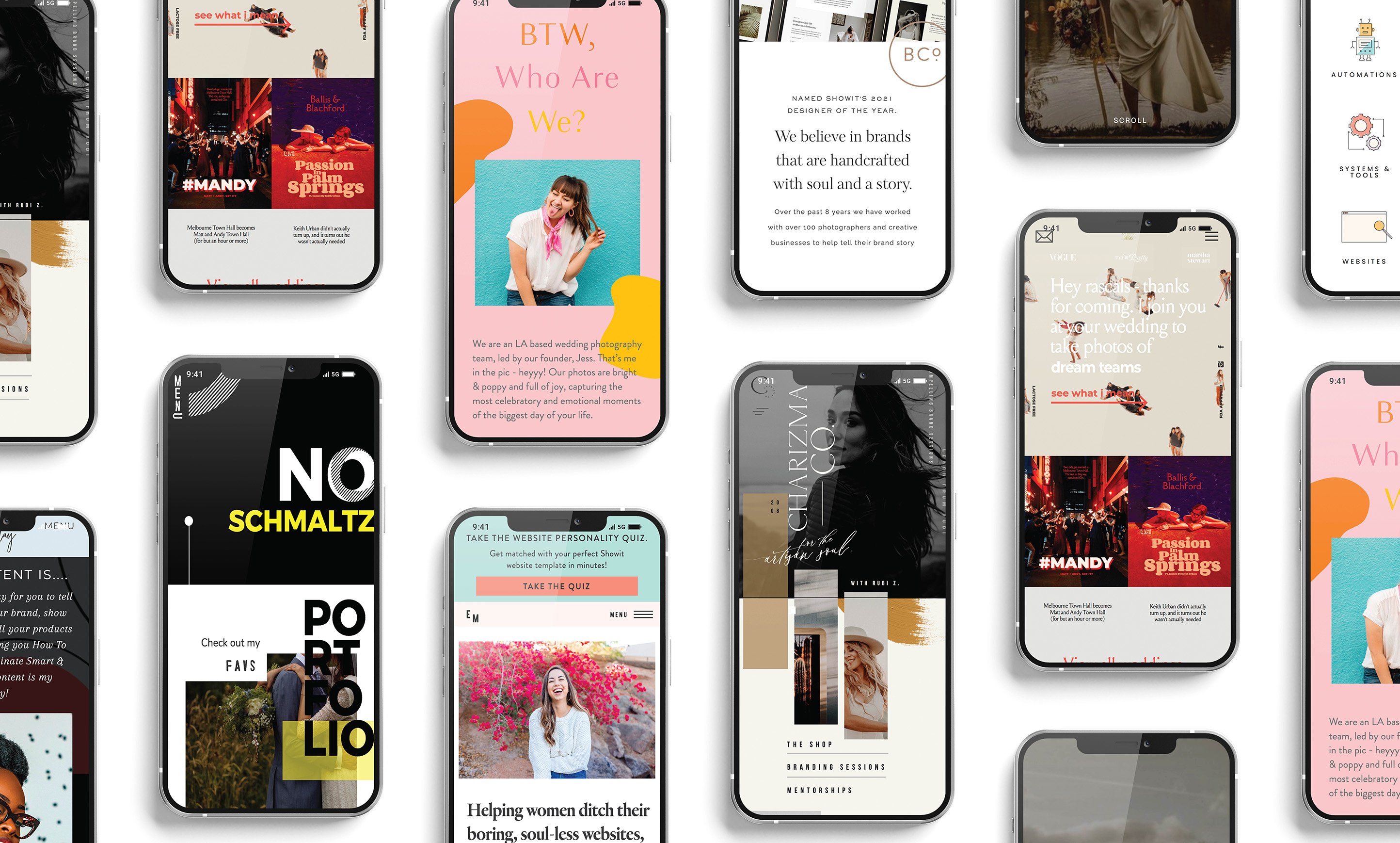 Mobile Websites to give Website inspiration