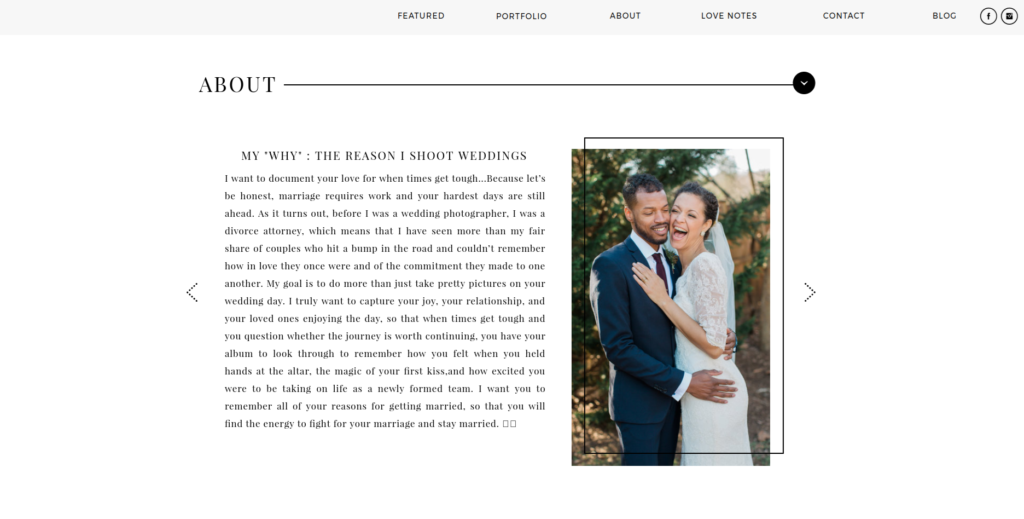 photography website tips