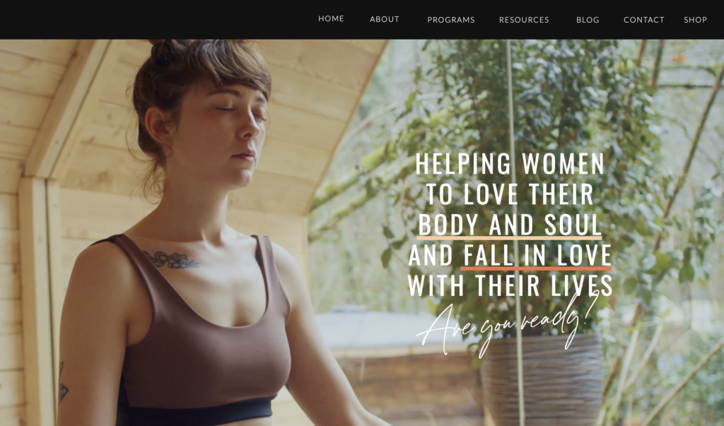 Coaching & Consulting Website Templates Eleanor