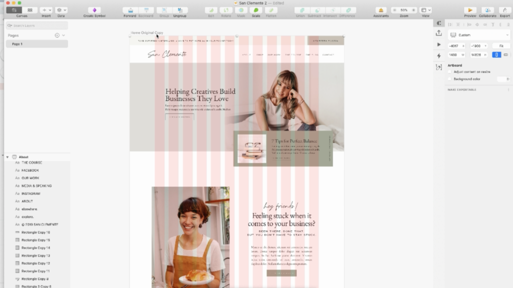 Building a Workflow with Sketch + Showit